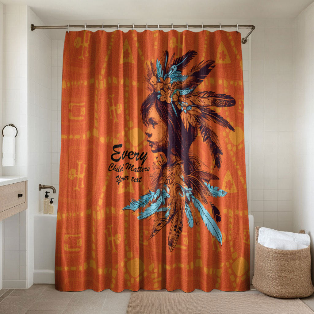 All Children Matters Support Personalized Bathroom Set Canadian Indigenous Orange Day