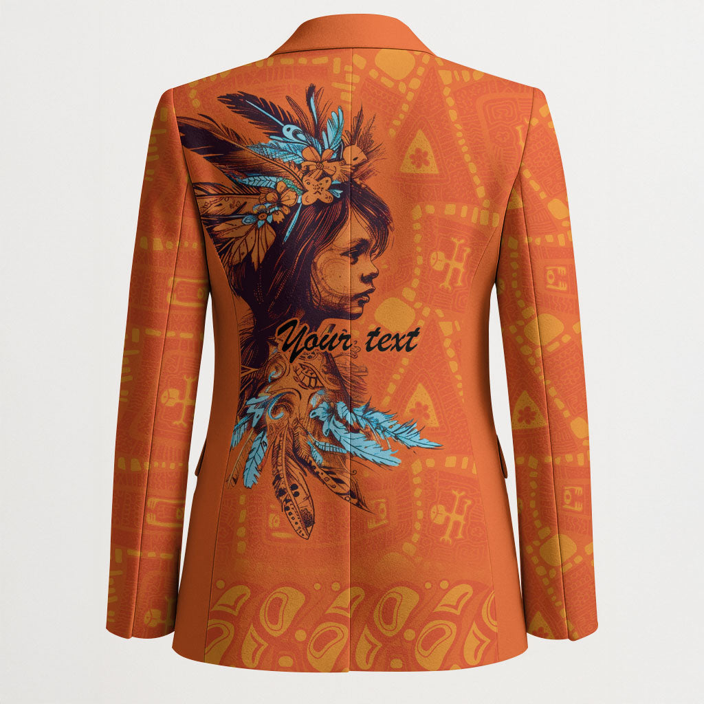 All Children Matters Support Personalized Blazer Canadian Indigenous Orange Day