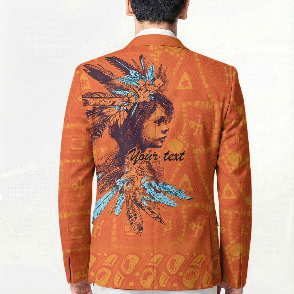 All Children Matters Support Personalized Blazer Canadian Indigenous Orange Day