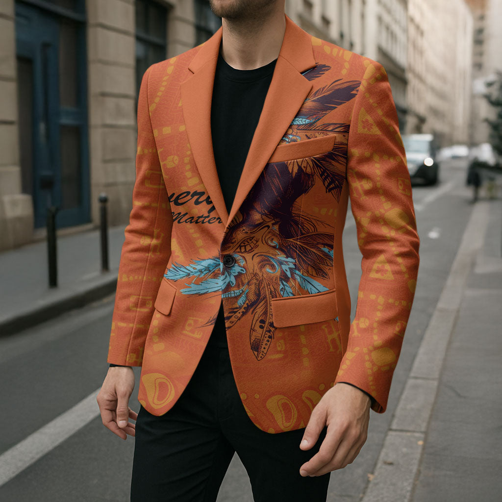 All Children Matters Support Personalized Blazer Canadian Indigenous Orange Day