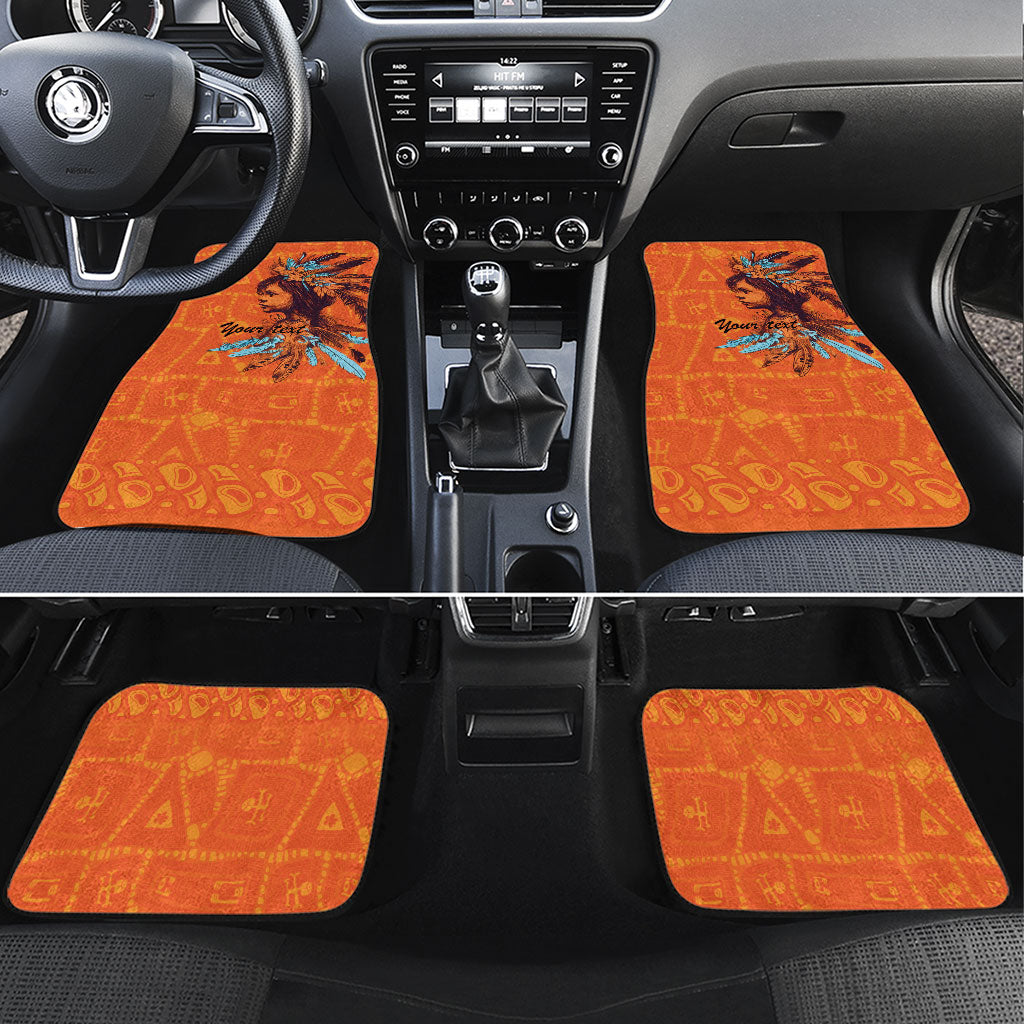 All Children Matters Support Personalized Car Mats Canadian Indigenous Orange Day