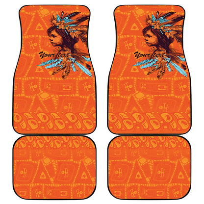 All Children Matters Support Personalized Car Mats Canadian Indigenous Orange Day