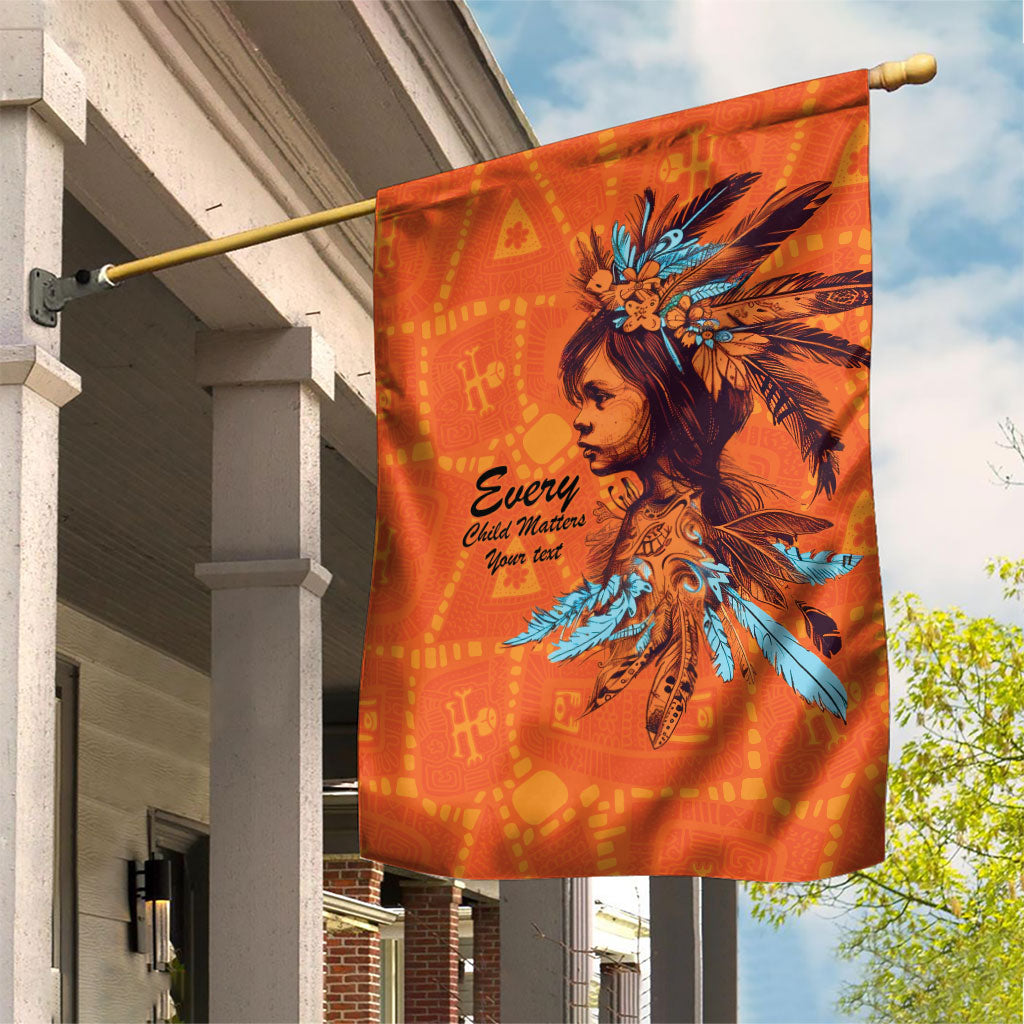 All Children Matters Support Personalized Garden Flag Canadian Indigenous Orange Day