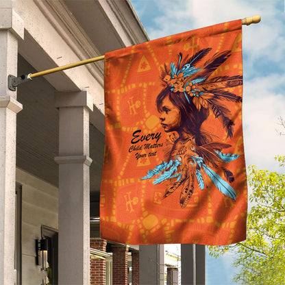 All Children Matters Support Personalized Garden Flag Canadian Indigenous Orange Day