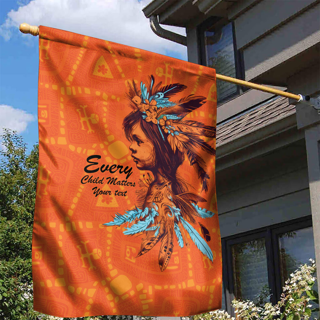 All Children Matters Support Personalized Garden Flag Canadian Indigenous Orange Day