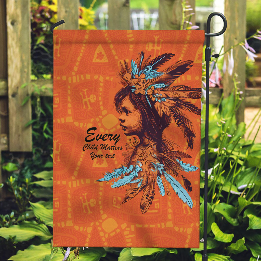 All Children Matters Support Personalized Garden Flag Canadian Indigenous Orange Day