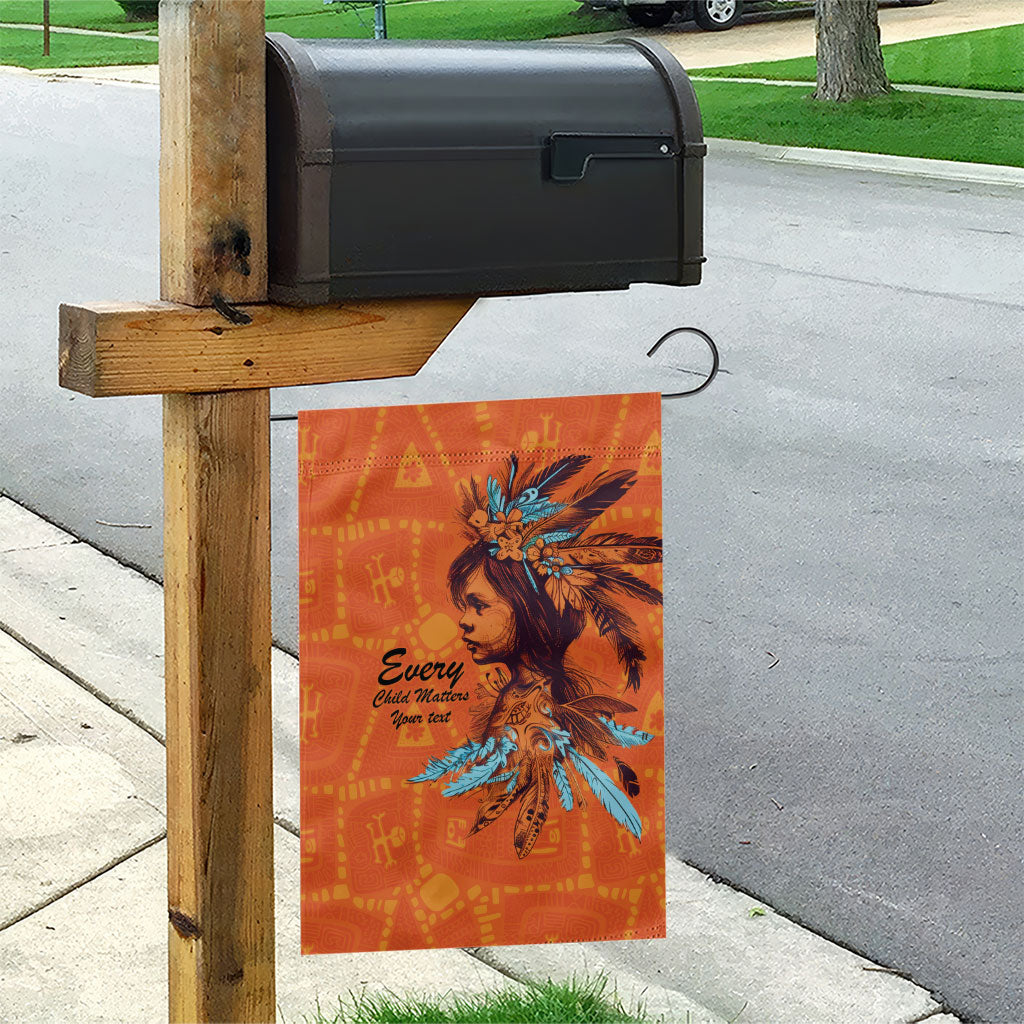 All Children Matters Support Personalized Garden Flag Canadian Indigenous Orange Day