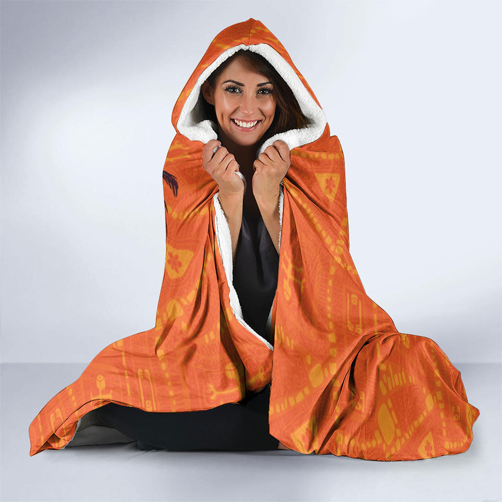 All Children Matters Support Personalized Hooded Blanket Canadian Indigenous Orange Day