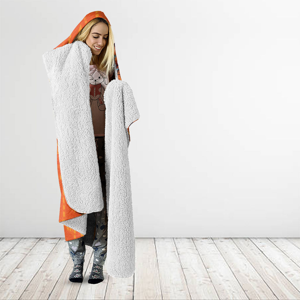 All Children Matters Support Personalized Hooded Blanket Canadian Indigenous Orange Day