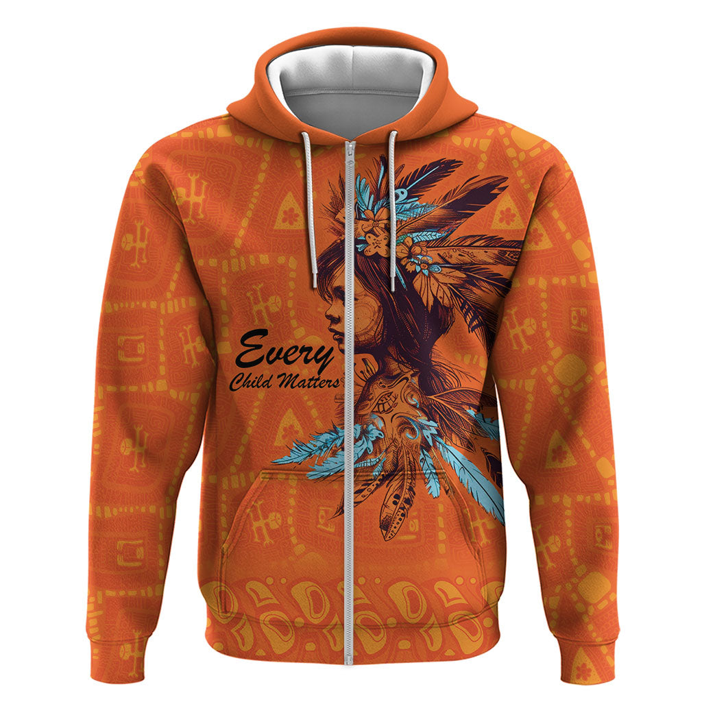All Children Matters Support Personalized Hoodie Canadian Indigenous Orange Day