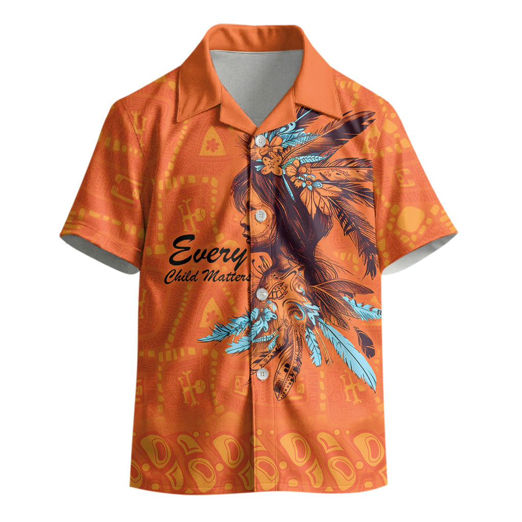 All Children Matters Support Personalized Kid Hawaiian Shirt Canadian Indigenous Orange Day