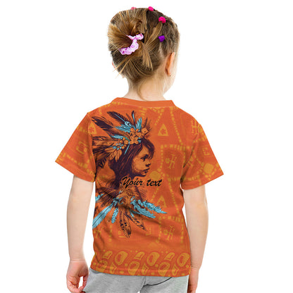 All Children Matters Support Personalized Kid T Shirt Canadian Indigenous Orange Day