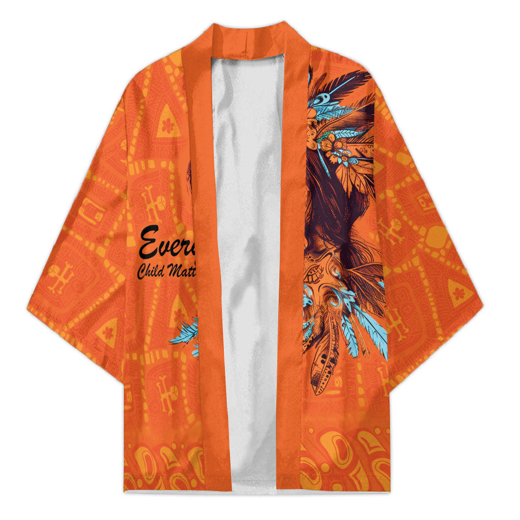 All Children Matters Support Personalized Kimono Canadian Indigenous Orange Day