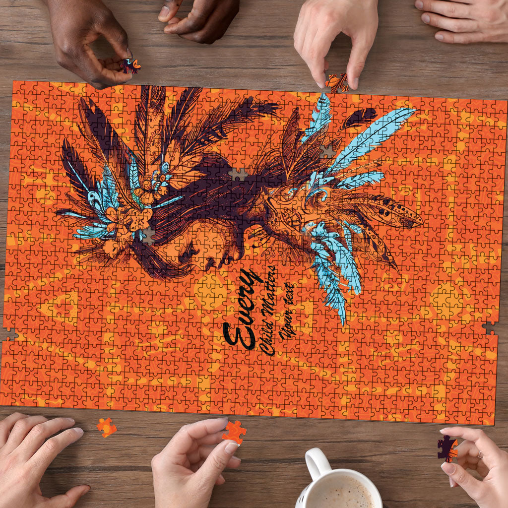 All Children Matters Support Personalized Puzzle Canadian Indigenous Orange Day