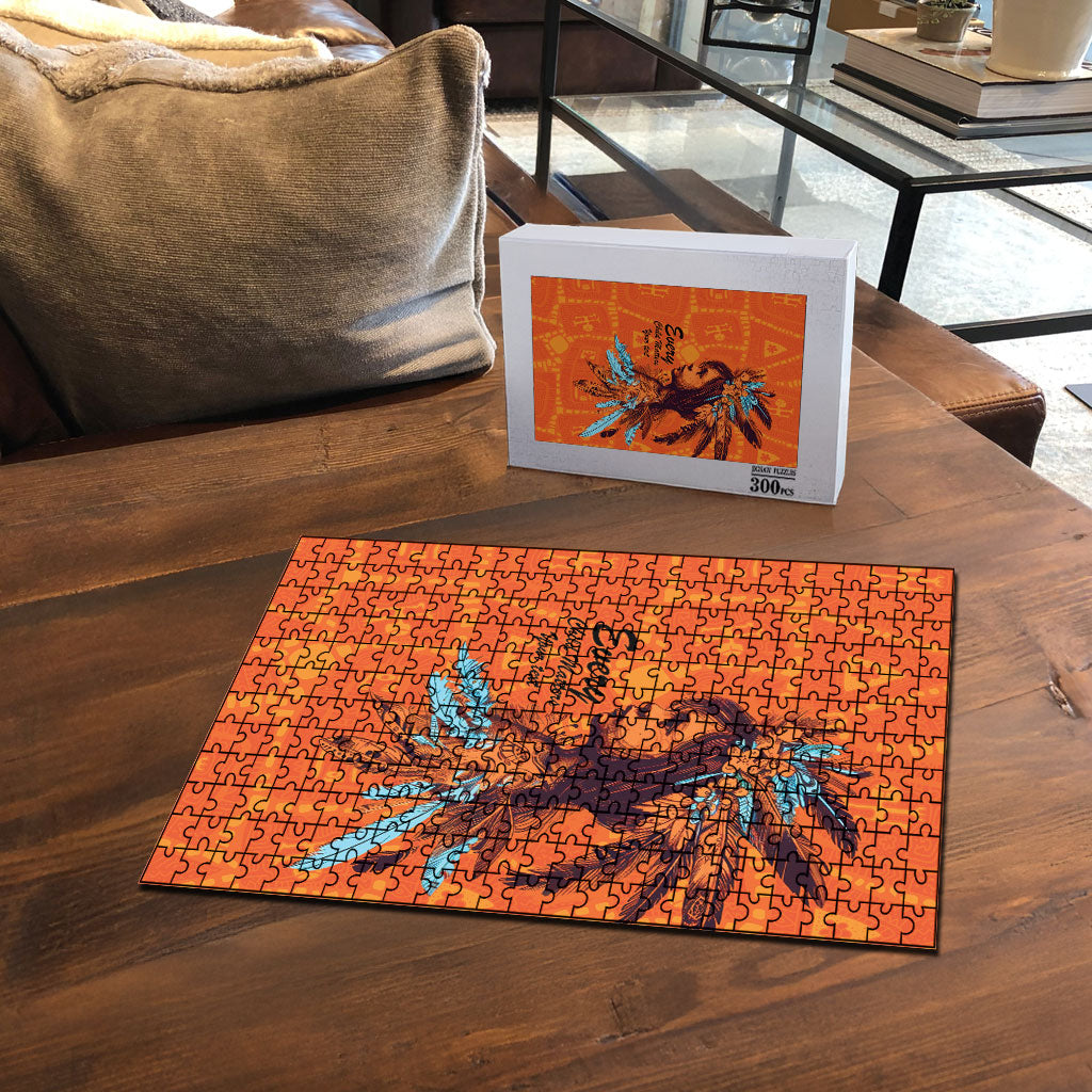 All Children Matters Support Personalized Puzzle Canadian Indigenous Orange Day