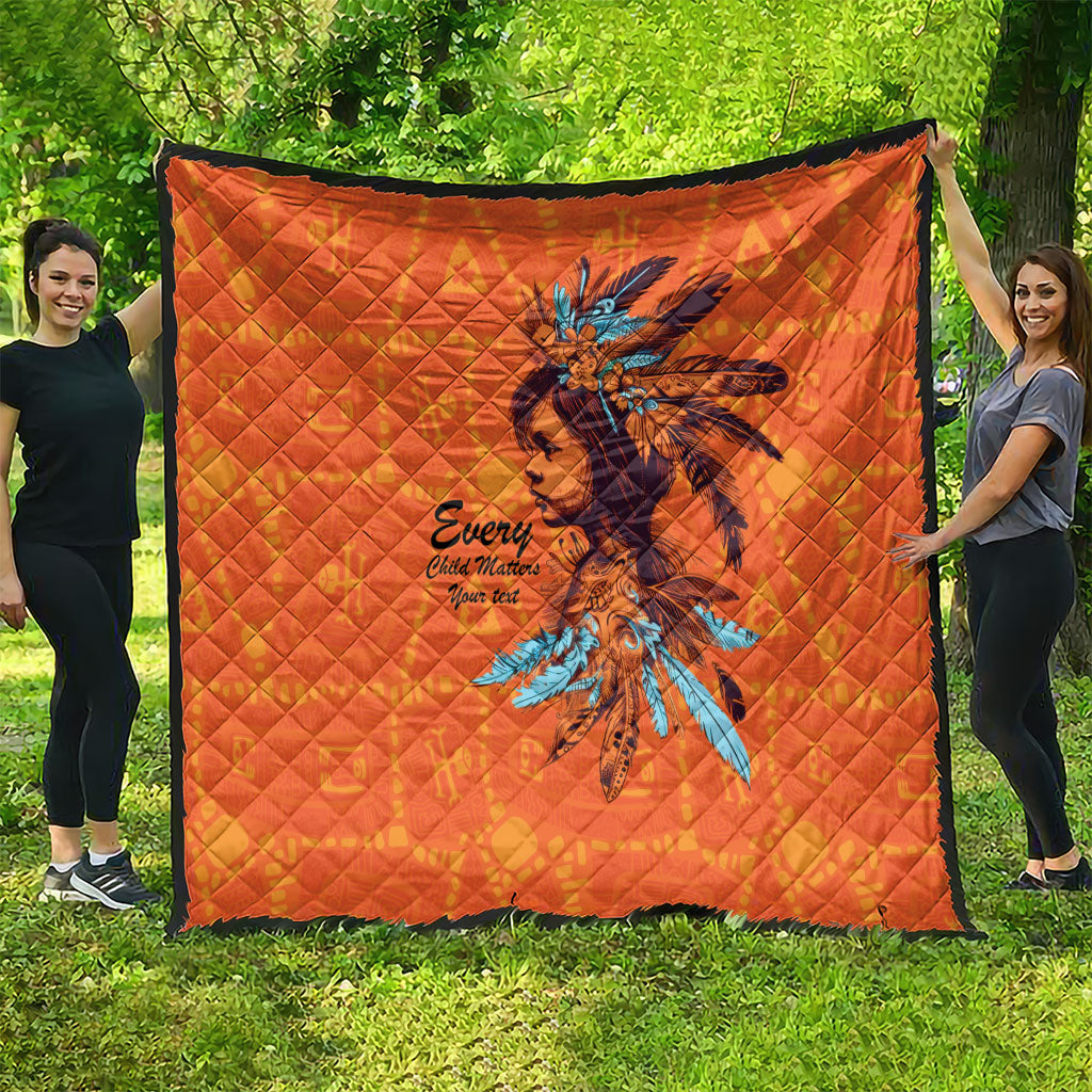 All Children Matters Support Personalized Quilt Canadian Indigenous Orange Day