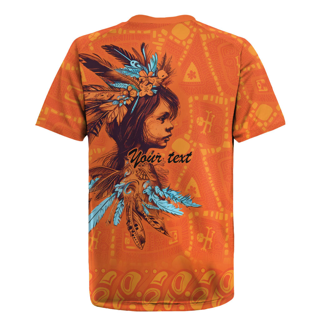 All Children Matters Support Personalized Rugby Jersey Canadian Indigenous Orange Day