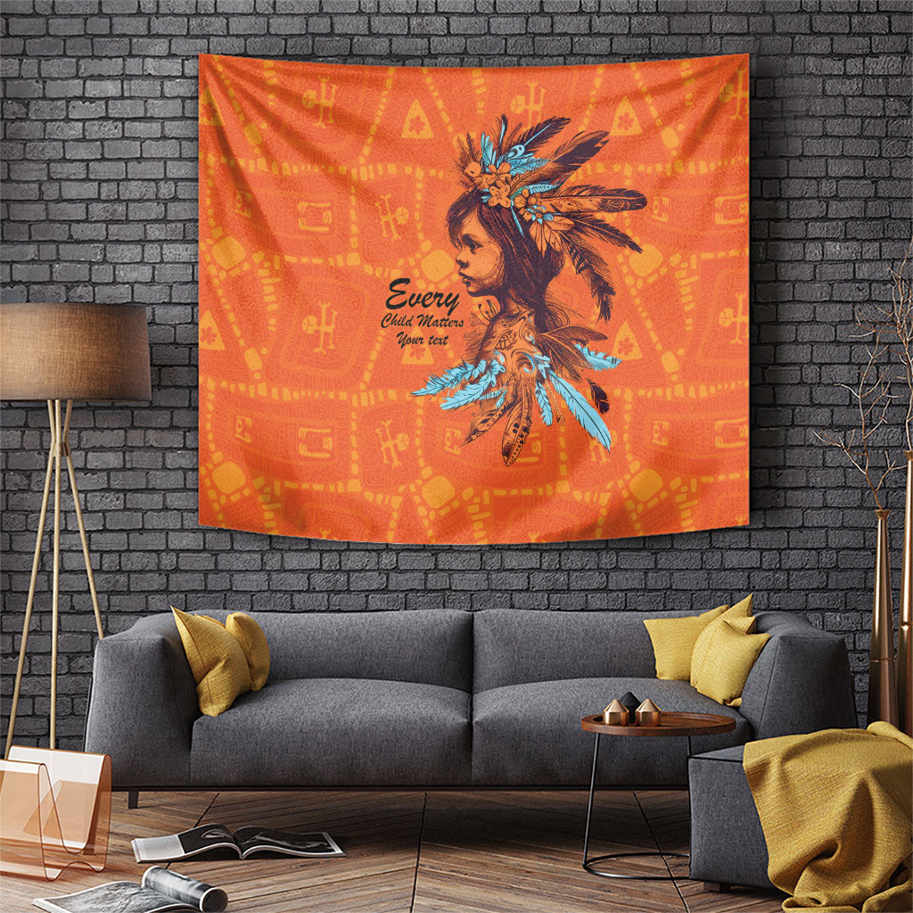 All Children Matters Support Personalized Tapestry Canadian Indigenous Orange Day