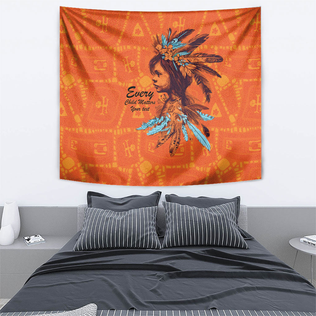 All Children Matters Support Personalized Tapestry Canadian Indigenous Orange Day