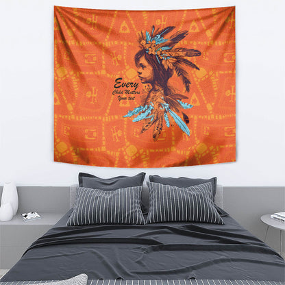 All Children Matters Support Personalized Tapestry Canadian Indigenous Orange Day