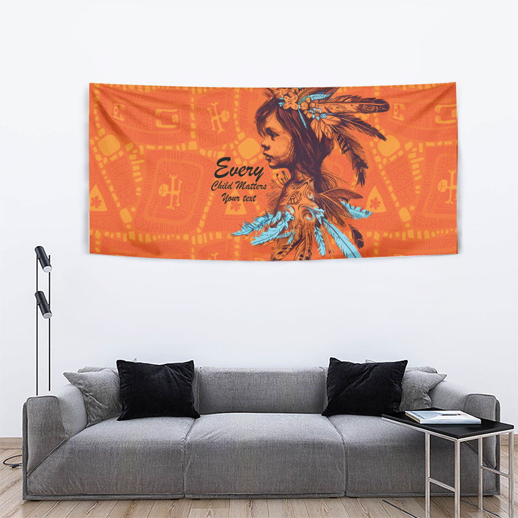 All Children Matters Support Personalized Tapestry Canadian Indigenous Orange Day