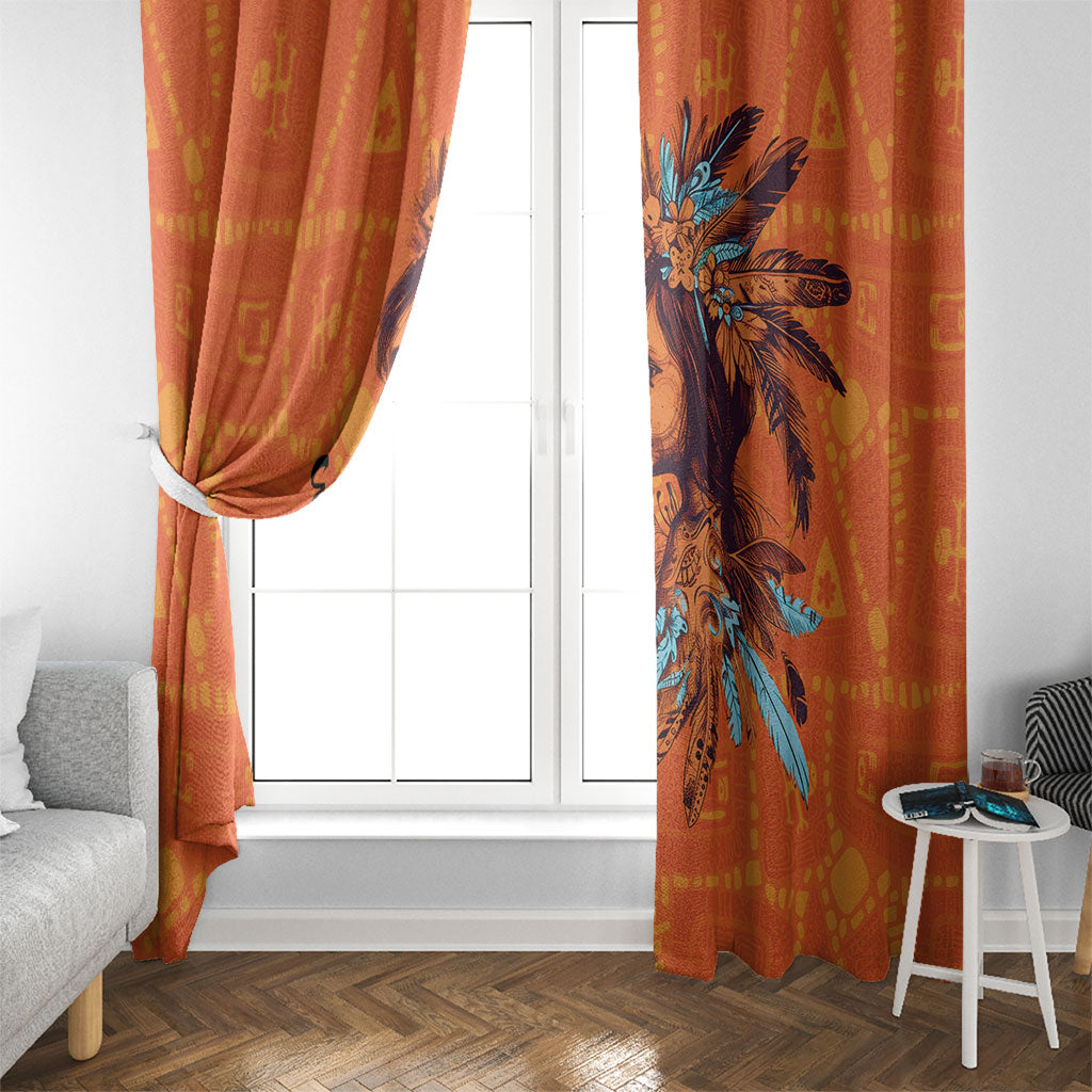 All Children Matters Support Personalized Window Curtain Canadian Indigenous Orange Day