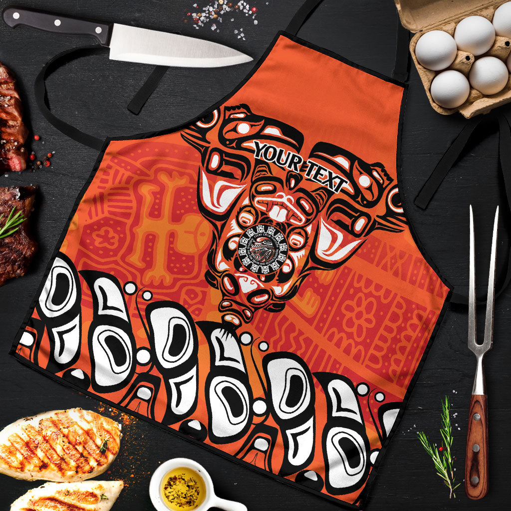 All Children Matters Support Personalized Apron Haida Spirit Animals Indigenous Orange Day