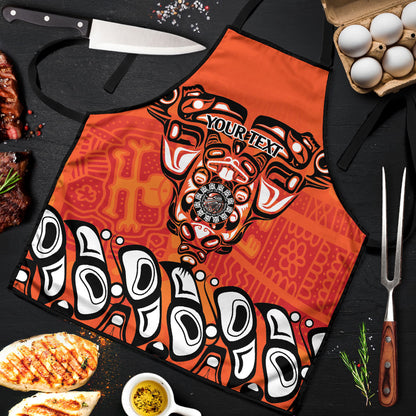 All Children Matters Support Personalized Apron Haida Spirit Animals Indigenous Orange Day