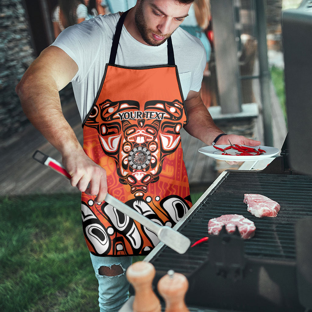 All Children Matters Support Personalized Apron Haida Spirit Animals Indigenous Orange Day