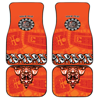 All Children Matters Support Personalized Car Mats Haida Spirit Animals Indigenous Orange Day