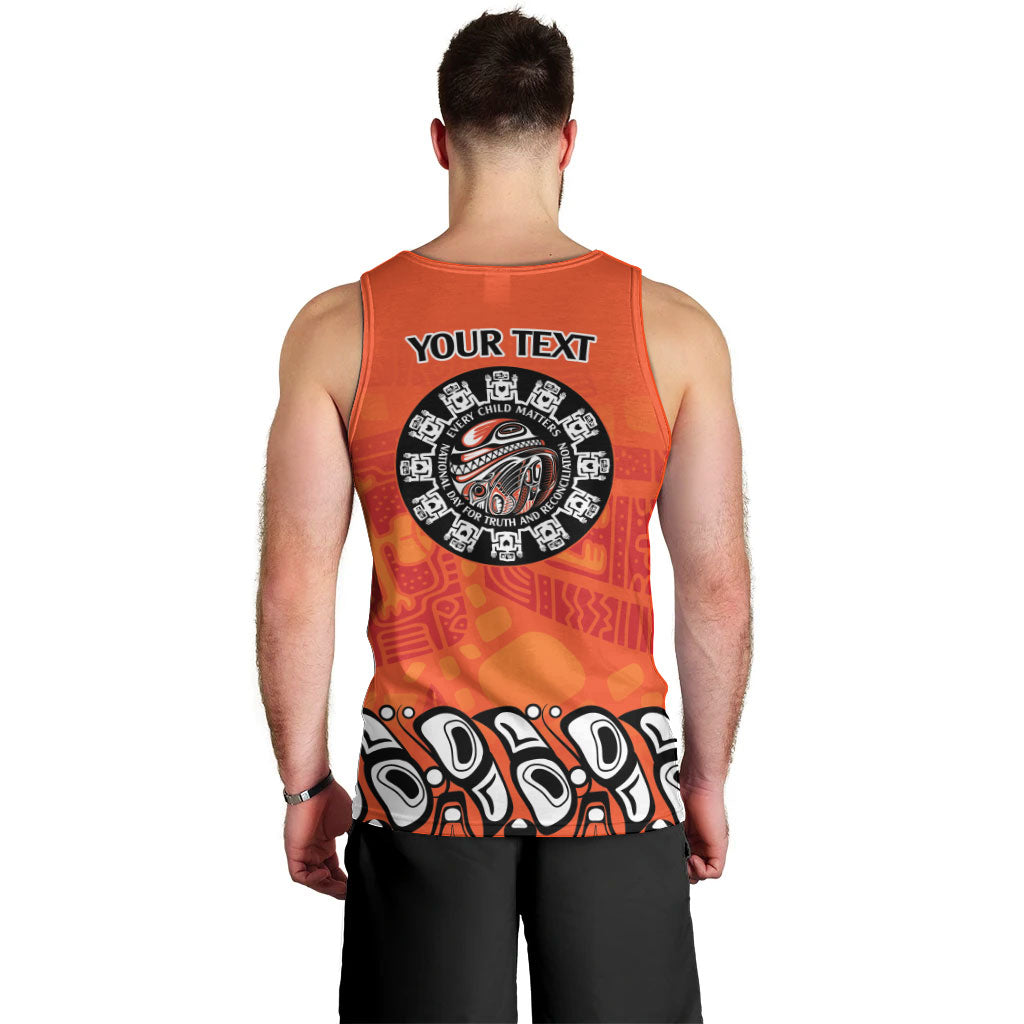 All Children Matters Support Personalized Men Tank Top Haida Spirit Animals Indigenous Orange Day