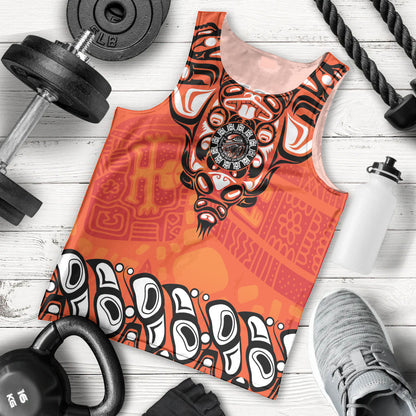 All Children Matters Support Personalized Men Tank Top Haida Spirit Animals Indigenous Orange Day