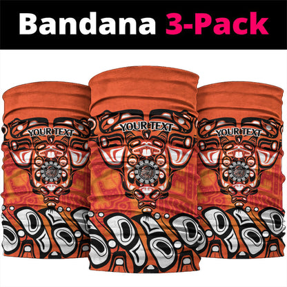 All Children Matters Support Personalized Neck Gaiter Haida Spirit Animals Indigenous Orange Day