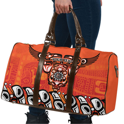 All Children Matters Support Personalized Travel Bag Haida Spirit Animals Indigenous Orange Day