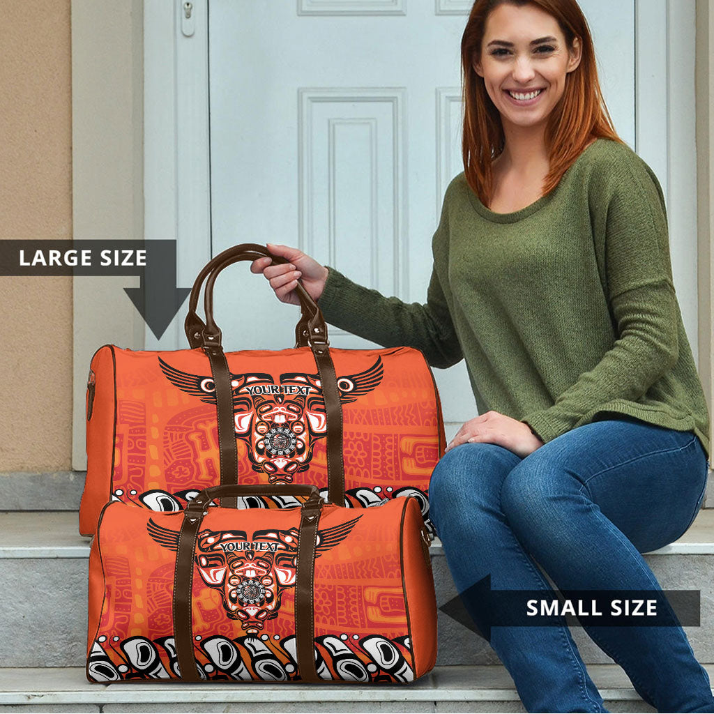 All Children Matters Support Personalized Travel Bag Haida Spirit Animals Indigenous Orange Day