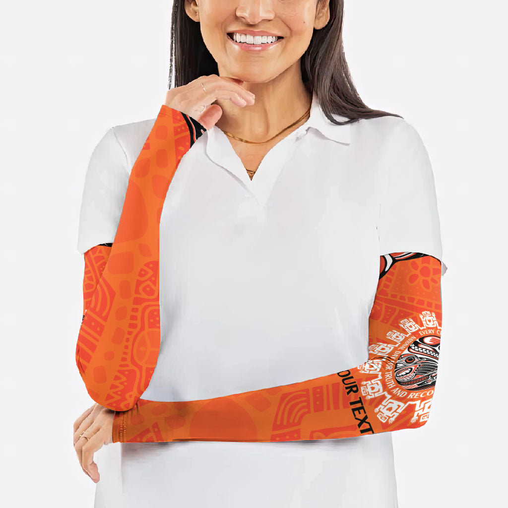 All Children Matters Support Personalized Arm Sleeves Kindness and Equality Indigenous Orange Day