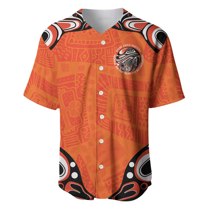 All Children Matters Support Personalized Baseball Jersey Kindness and Equality Indigenous Orange Day
