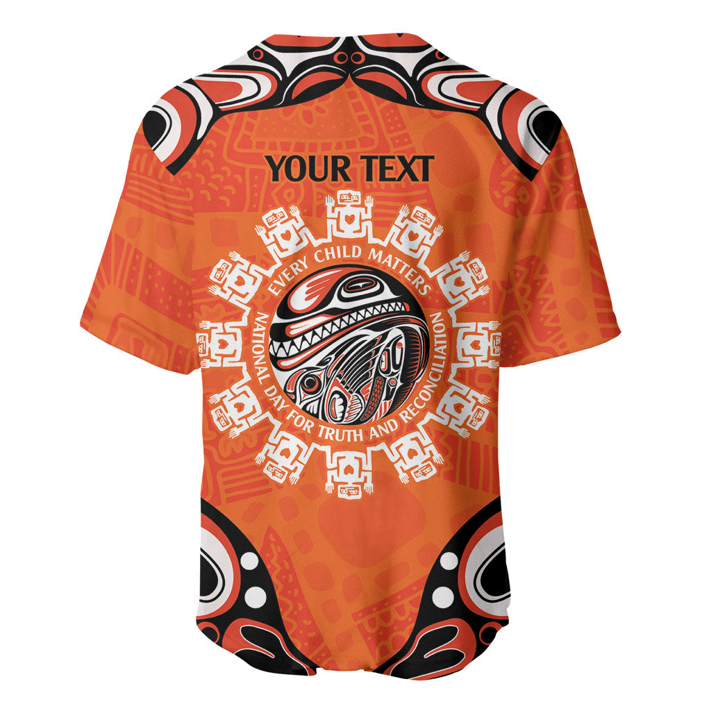 All Children Matters Support Personalized Baseball Jersey Kindness and Equality Indigenous Orange Day