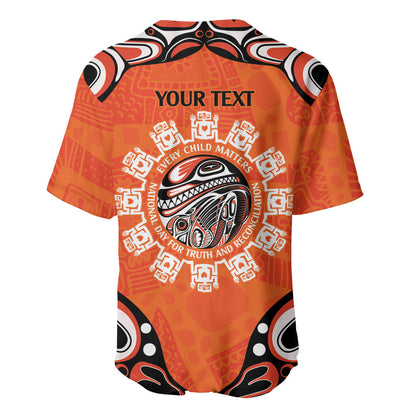 All Children Matters Support Personalized Baseball Jersey Kindness and Equality Indigenous Orange Day