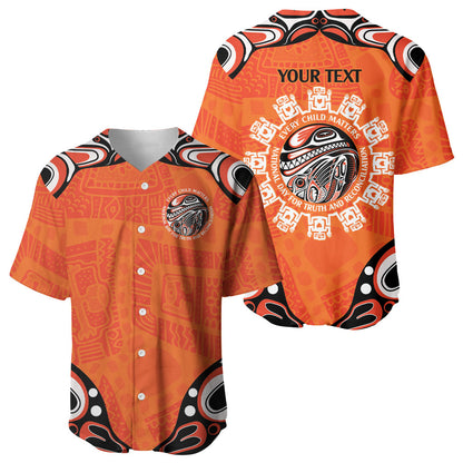 All Children Matters Support Personalized Baseball Jersey Kindness and Equality Indigenous Orange Day