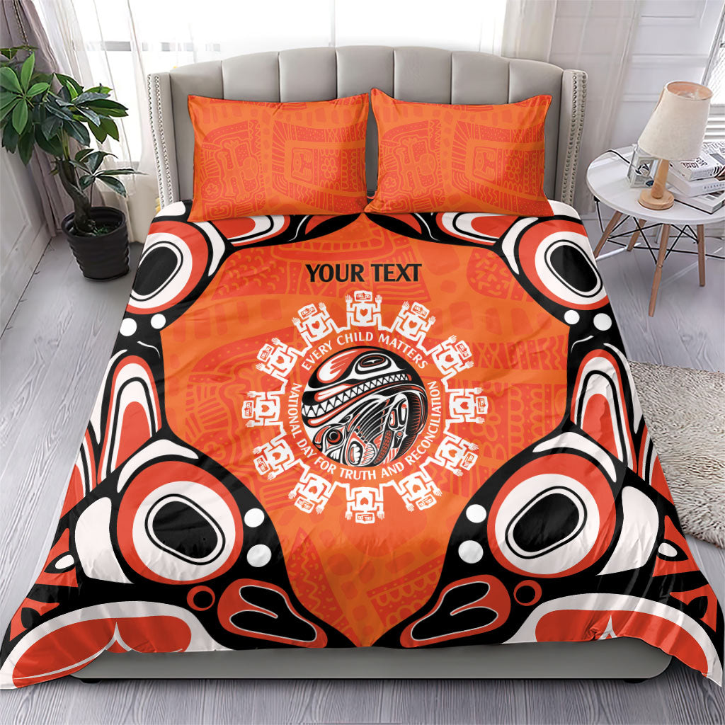All Children Matters Support Personalized Bedding Set Kindness and Equality Indigenous Orange Day