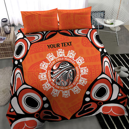 All Children Matters Support Personalized Bedding Set Kindness and Equality Indigenous Orange Day