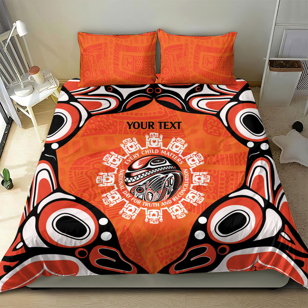 All Children Matters Support Personalized Bedding Set Kindness and Equality Indigenous Orange Day