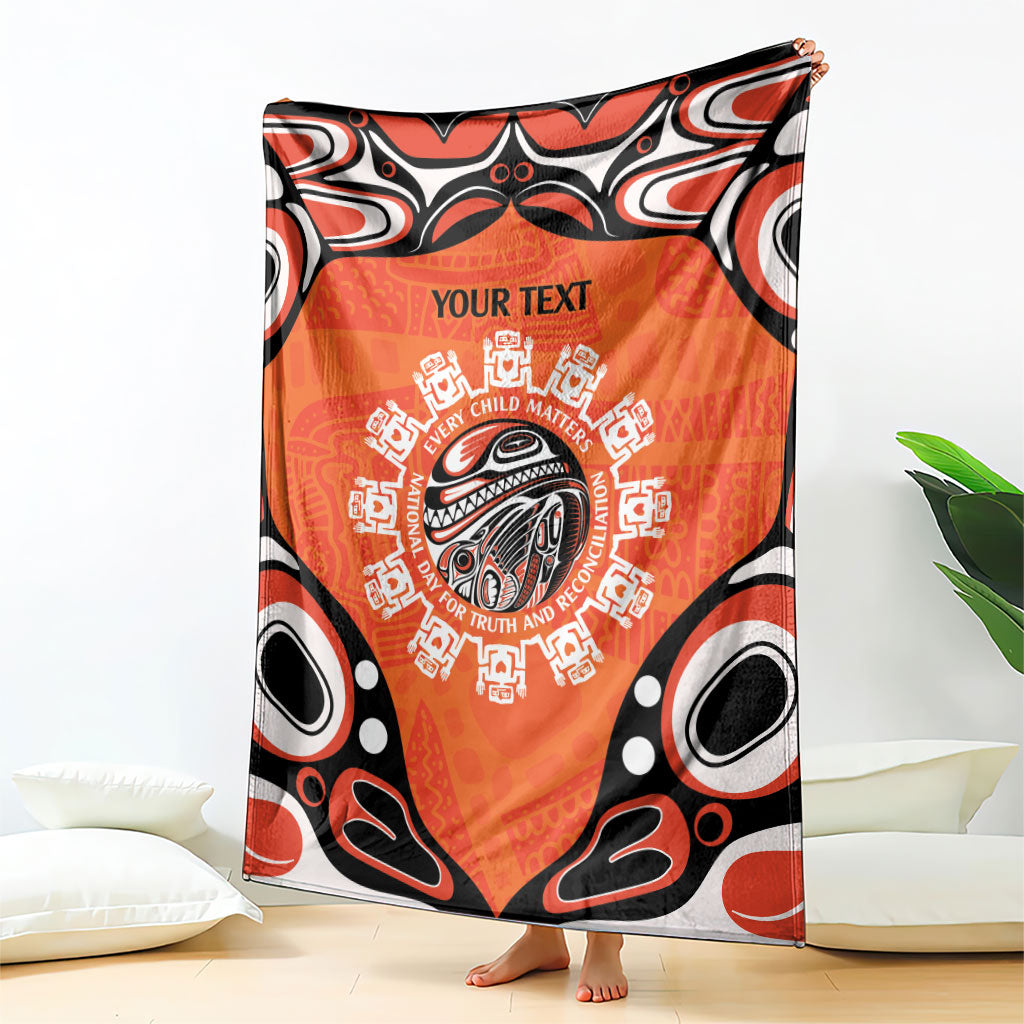All Children Matters Support Personalized Blanket Kindness and Equality Indigenous Orange Day