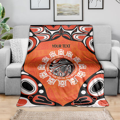 All Children Matters Support Personalized Blanket Kindness and Equality Indigenous Orange Day