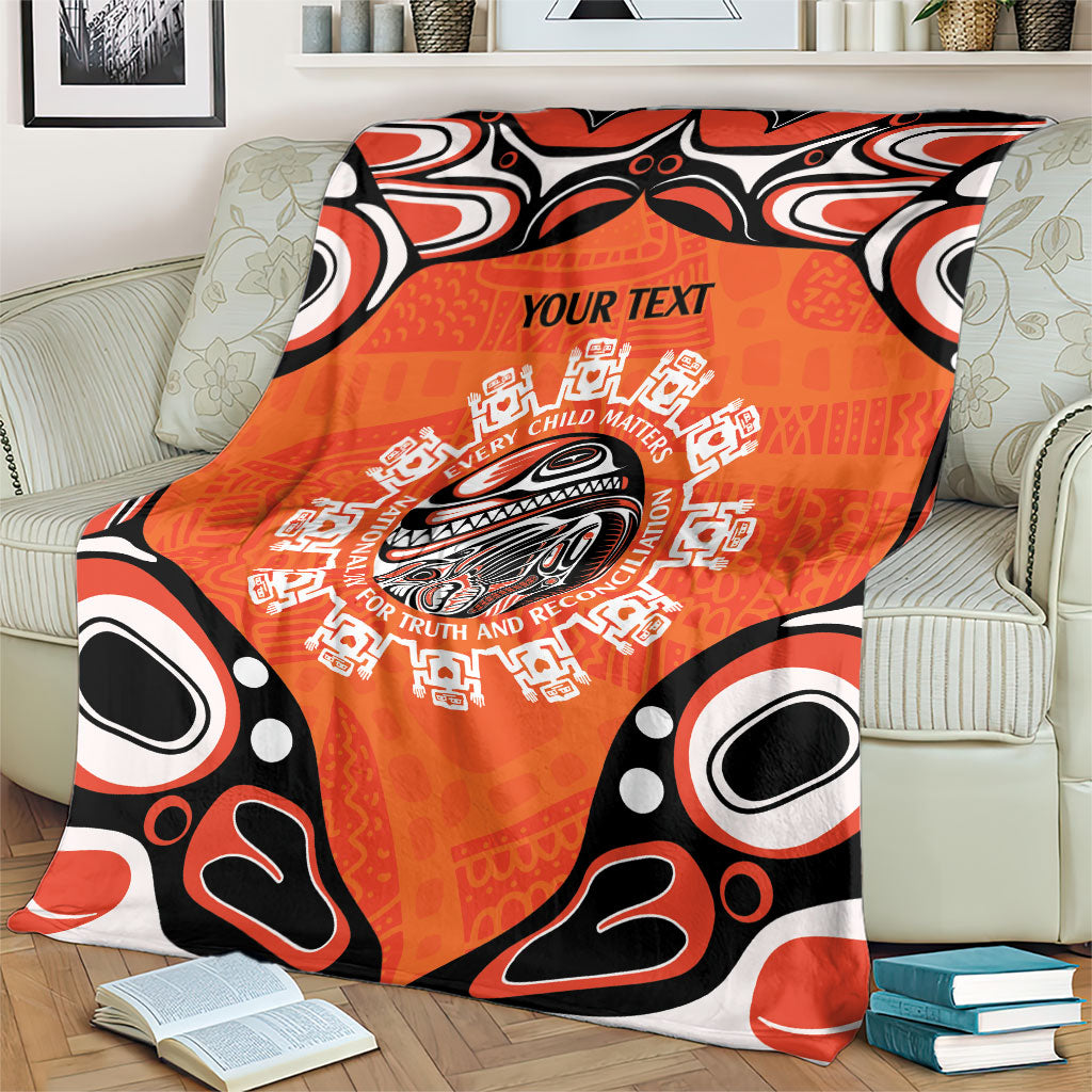 All Children Matters Support Personalized Blanket Kindness and Equality Indigenous Orange Day