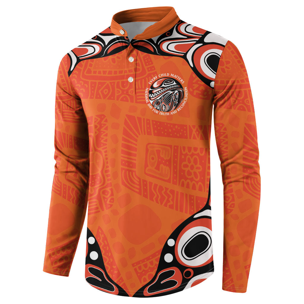 All Children Matters Support Personalized Button Sweatshirt Kindness and Equality Indigenous Orange Day