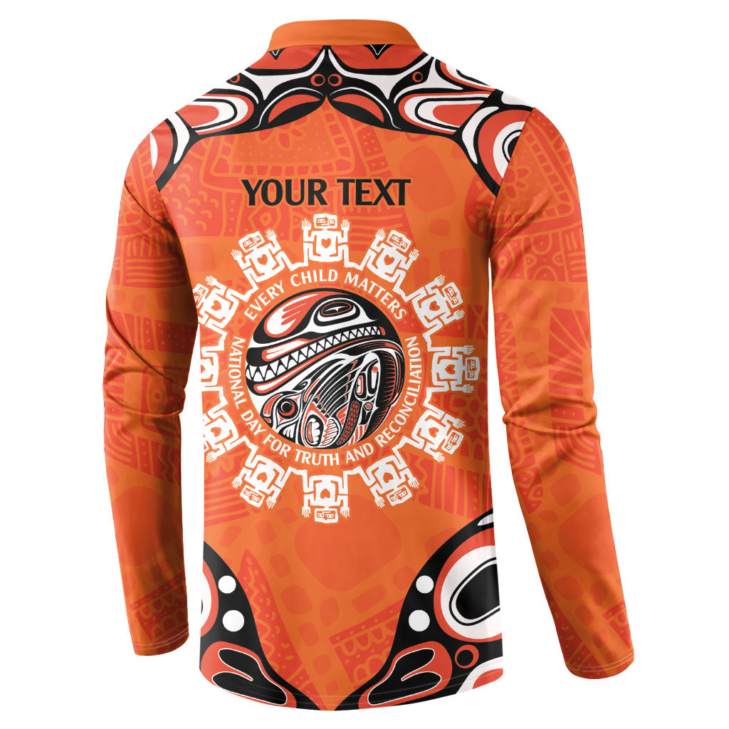 All Children Matters Support Personalized Button Sweatshirt Kindness and Equality Indigenous Orange Day