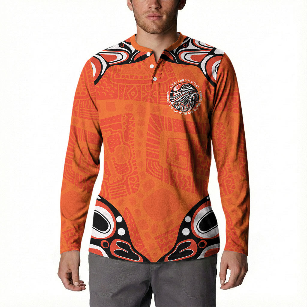 All Children Matters Support Personalized Button Sweatshirt Kindness and Equality Indigenous Orange Day