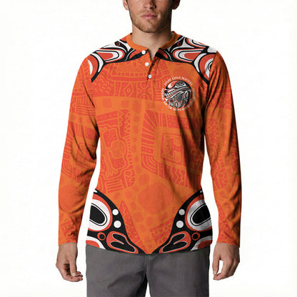 All Children Matters Support Personalized Button Sweatshirt Kindness and Equality Indigenous Orange Day
